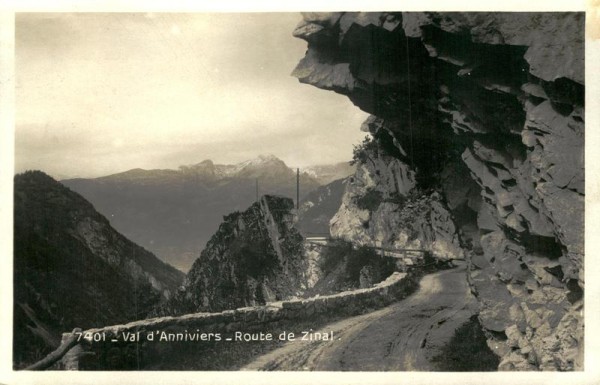 val d'Anniviers, Route de Zinal Vorderseite