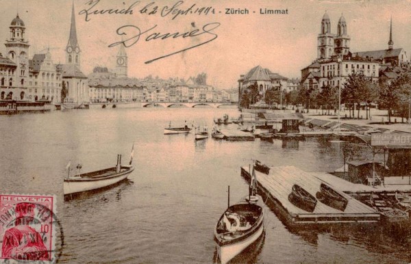 Zürich - Limmat Vorderseite