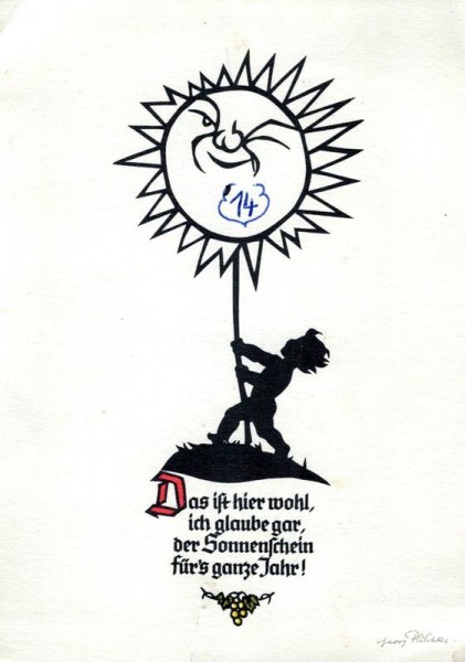 Glückwunsch zum 14. Geburtstag Vorderseite