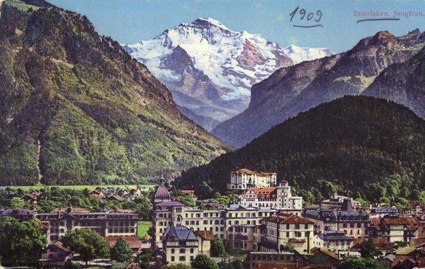 Interlaken und Jungfrau Vorderseite