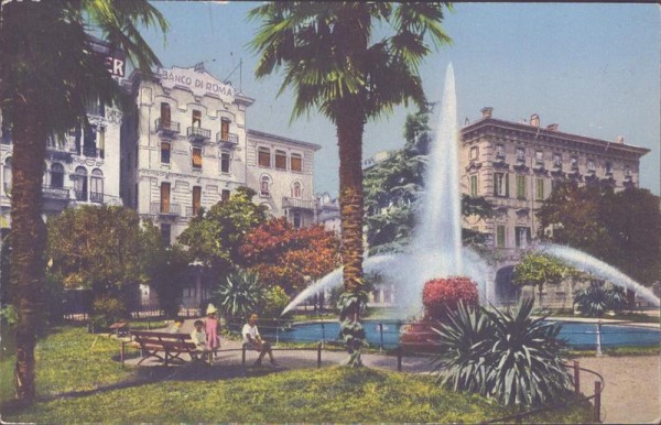 Lugano, giardino pubblico Vorderseite