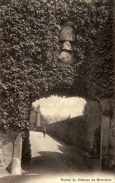 Portail du Château de Grandson Vorderseite
