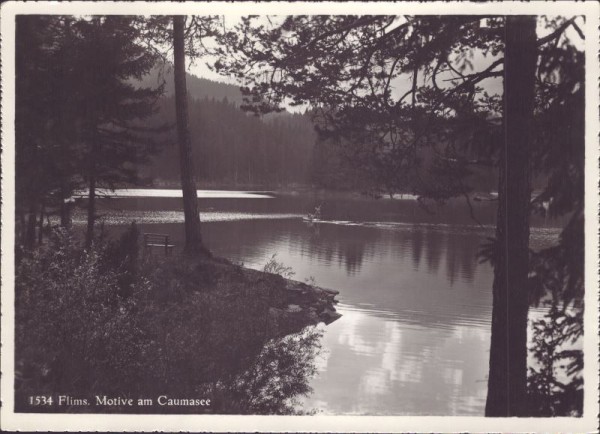 Flims, Motive am Caumasee