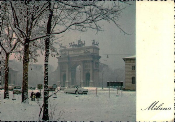 Der Friedensbogen (Mailand) Vorderseite