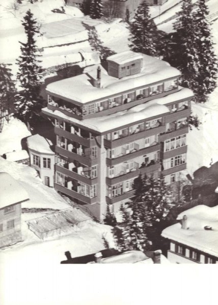 Hotel Anita, Arosa - Flugaufnahmen Vorderseite