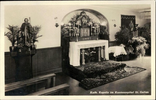 Kath. Kapelle im Kantonsspital St. Gallen Vorderseite