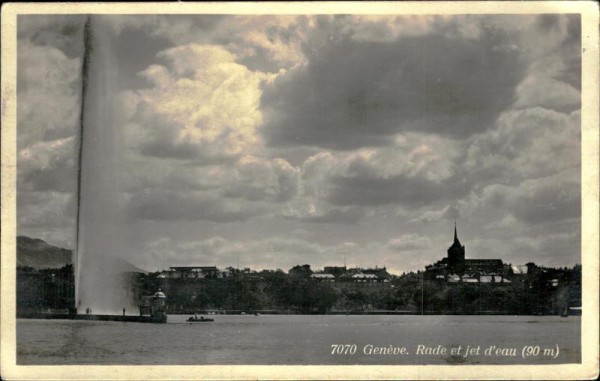 Genève - Rade et jet d`eau  Vorderseite