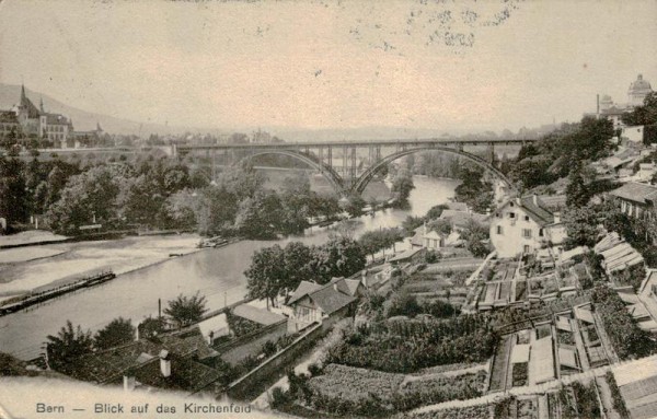 Bern, Blick auf das Kirchenfeld Vorderseite