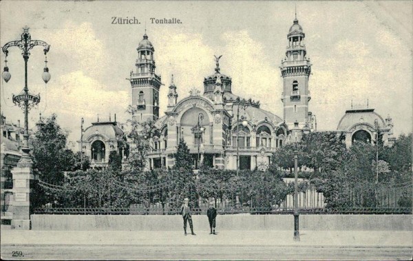 Zürich. Tonhalle. Vorderseite