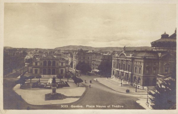 Genève - Place Neuve et Théâtre Vorderseite