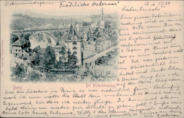 Bern, Nydeckbrücken Vorderseite