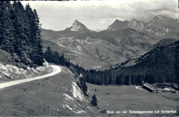 Blick von der Satteleggstrasse Vorderseite