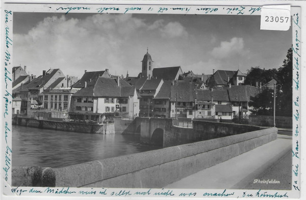 Rheinfelden - Stadtpartie mit Rheinbrücke