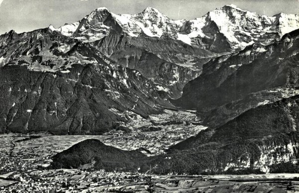Interlaken mit Eiger, Mönch und Jungfrau Vorderseite