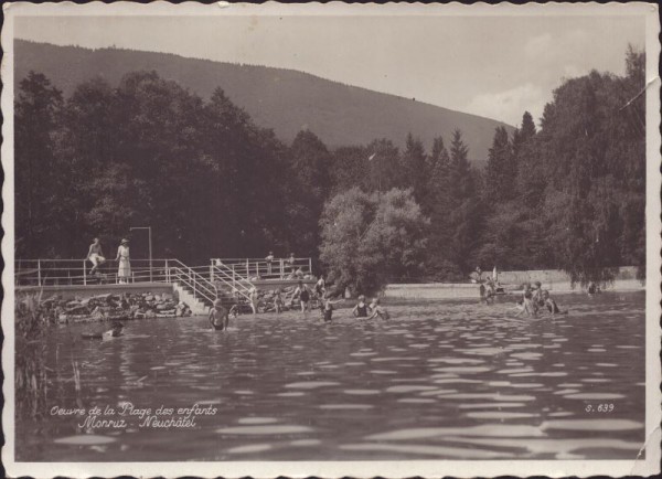 Oeuvre de la Plage des enfants, Monruz - Neuchâtel