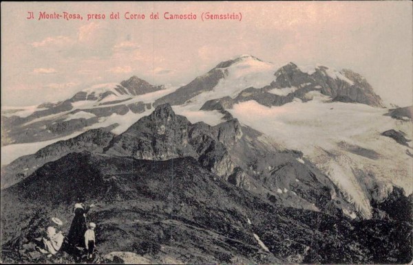 Monte Rosa (4633 m) Vorderseite