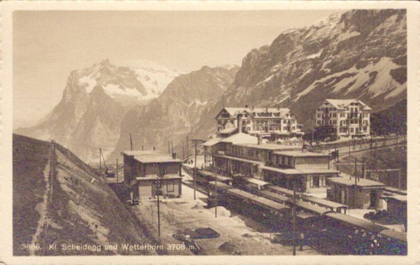 Kl. Scheidegg und Wetterhorn