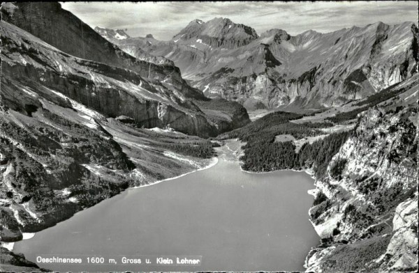 Kandersteg Bern, Oeschinensee Vorderseite