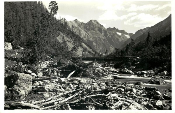 Cluozzatal mit Diavelgruppe Vorderseite