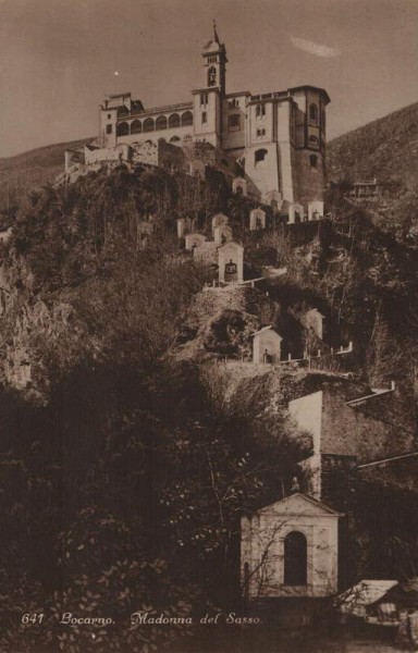 Locarno. Madonna del Sasso. 1916 Vorderseite