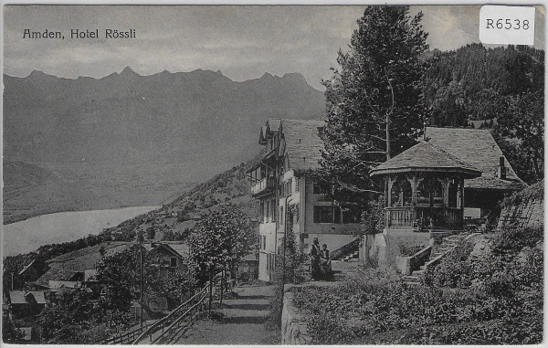 Amden - Hotel Rössli - animee belebt