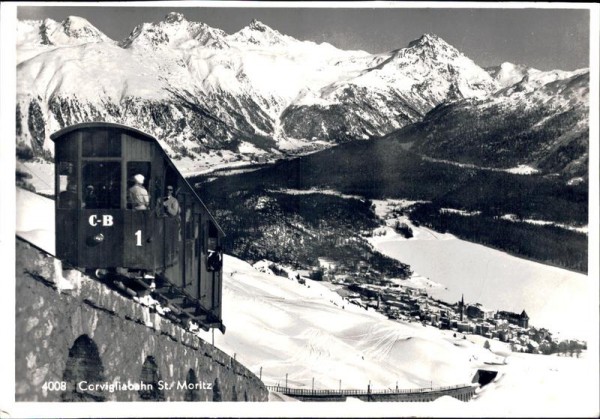 Corvigliabahn, St. Moritz Vorderseite