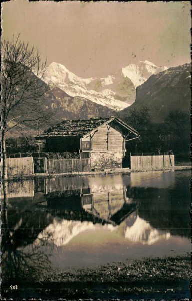 Interlaken. Mönch und Jungfrau Vorderseite