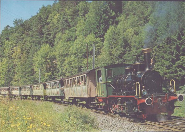Sihltalbahn, Dampflokomotive Schnaaggi-Schaaggi Vorderseite