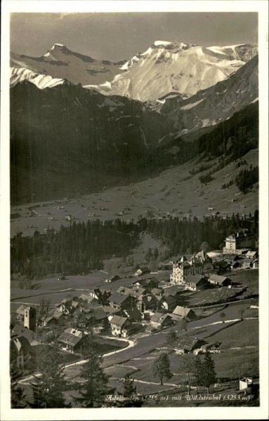 Adelboden mit Wildstrubel Vorderseite