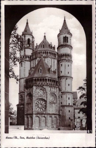 Worms / Rh. Dom Westchoar (Kaiserchar)