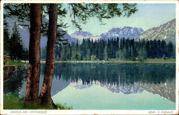 Arosa, Am Untersee Vorderseite