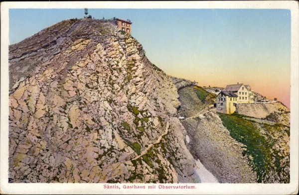 Säntis, Gasthaus mit Observatorium