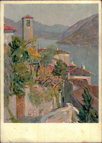 Dorfeingang von Gandria - Fritz Meijer Vorderseite