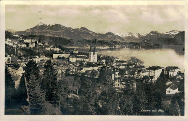 Luzern mit Rigi Vorderseite