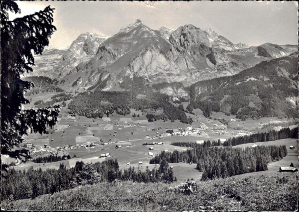 Wildhaus mit Säntis, Schafberg & Altmann Vorderseite