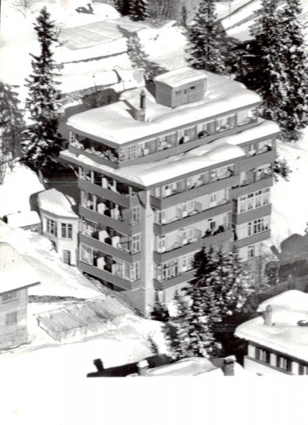 Hotel Anita, Arosa - Flugaufnahmen Vorderseite