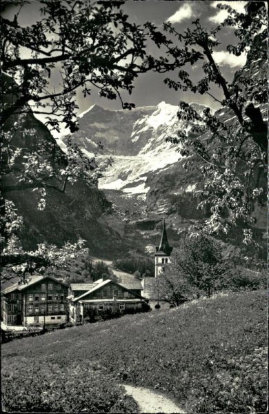 Grindelwald. Fiescherhörner (4048 m) Vorderseite
