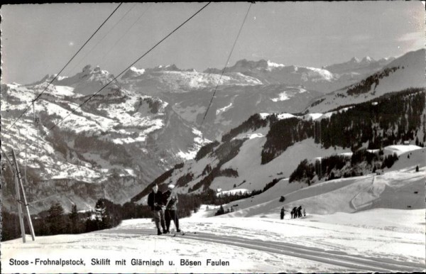 Stoos, Frohnalpstock, Skilift Vorderseite