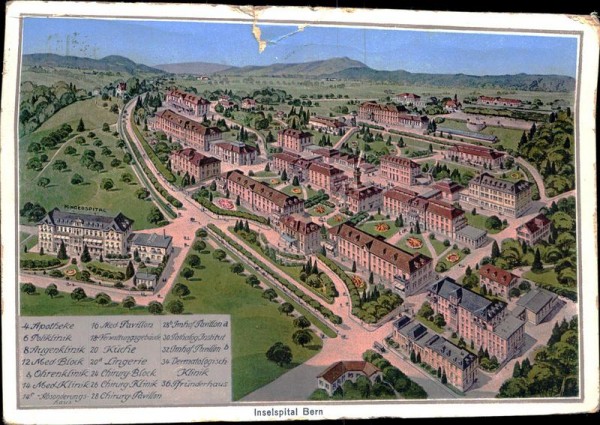 Bern, Inselspital Vorderseite