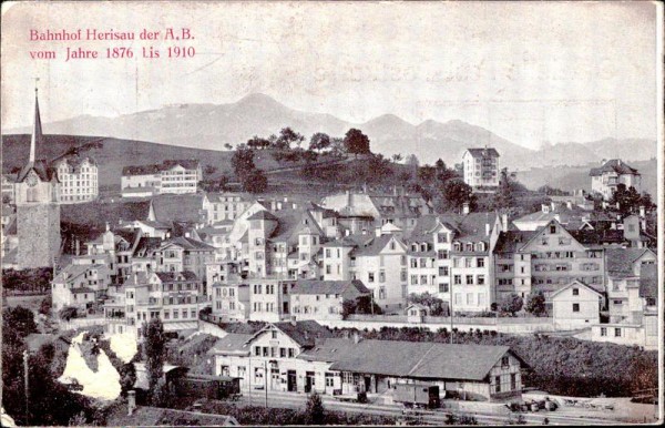 Herisau, alter Bahnhof Vorderseite