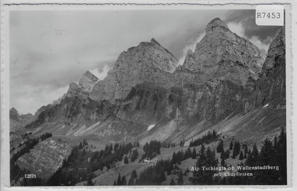 Alp Tschingla ob Wallenstadtberg mit Churfirsten