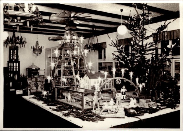 Olbernhau, Haus der Heimat in der Weihnachtszeit