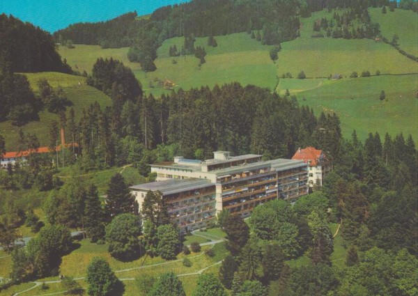 Zürcher Höhenklinik, Wald ZH, Faltiberg - Flugaufnahmen Vorderseite