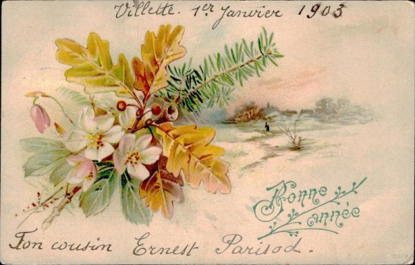 Bonne Année Vorderseite