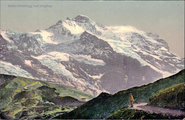 kleine Scheidegg und Jungfrau Vorderseite