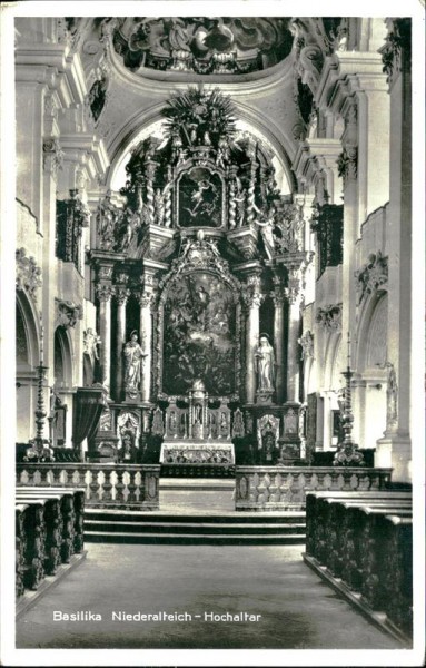Basilika Niederalteich - Hochaltar Vorderseite