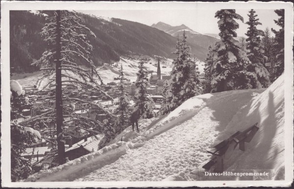 Davos - Höhenpromenade. 1945