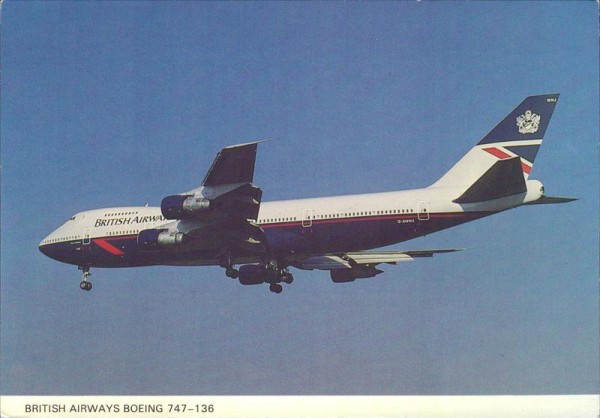 British Airways Boeing 747-136, London Vorderseite