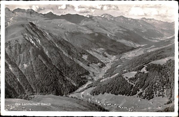 Die Landschaft Davos Vorderseite