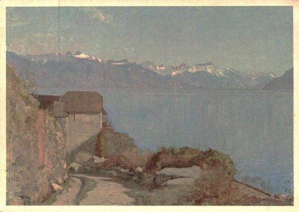Girardet Karl, Neuchâtel, Saint Saphorin Vorderseite